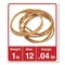 Universal 0.04 in. Gauge Size 12 Rubber Bands - Beige (2500/Pack)
